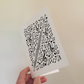 Flute Greeting Card (Musical Notes) - Flautist Birthday Card - Woodwind Musician Card