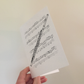 Flute Greeting Card - Flautist Birthday Card - Woodwind Musician Card