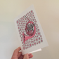 French Horn Floral Greeting Card (Pink Flowers) - Female Horn Player - Brass Musician Card For Girl