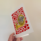 French Horn With Hearts Greeting Card - Horn Player Musician Valentines Anniversary Card