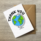 Geography Teacher Thank You Card