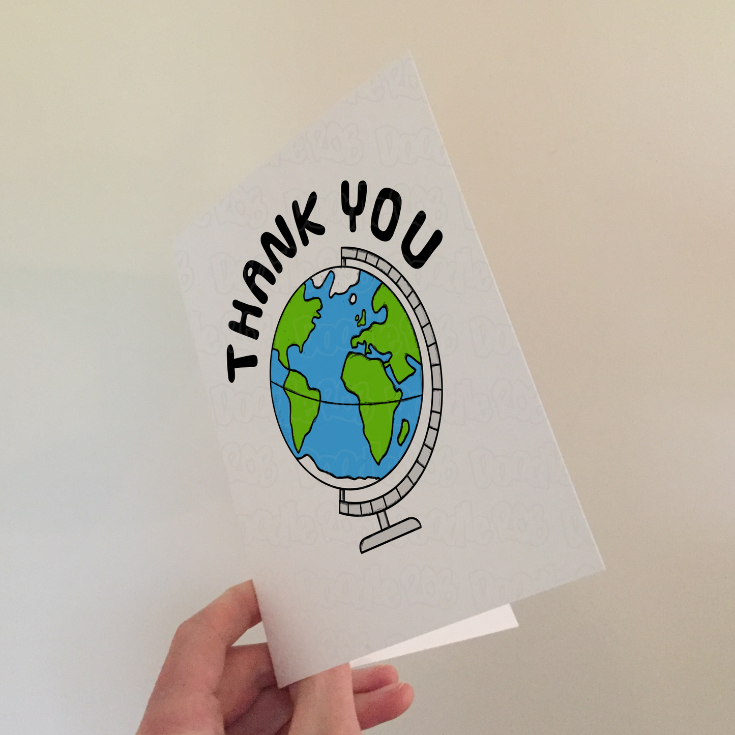 Geography Teacher Thank You Card