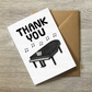 Piano Thank You Card - Pianist Musician - Card For Music Teacher