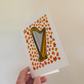 Harp Autumn Greeting Card - Harpist String Musician Card