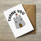 History Teacher Thank You Card - Castle Enthusiast Greeting Card