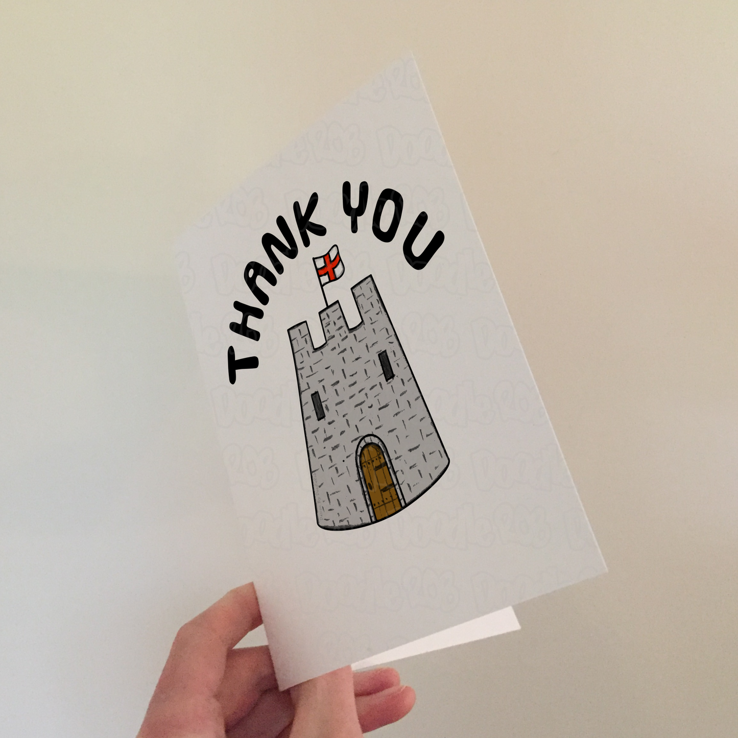 History Teacher Thank You Card - Castle Enthusiast Greeting Card