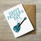 Mandolin Father's Day Card - Dad Mandolinist Folk Musician