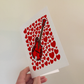 Mandolin With Hearts Greeting Card - Mandolinist Musician Musician Valentines Anniversary Card