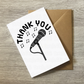 Singer Thank You Card - Vocalist Musician - Card For Singing Teacher