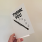 Oboe Thank You Card - Oboist Woodwind Musician - Card For Music Teacher