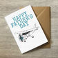 Propeller Plane Father's Day Card - Dad Pilot Aviation Enthusiast