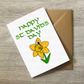 Happy St David's Day Card - Welsh Daffodil