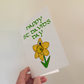 Happy St David's Day Card - Welsh Daffodil