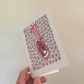 Tenor Horn Floral Greeting Card (Pink Flowers) - Female Horn Player - Brass Musician Card For Girl