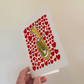 Tenor Horn With Hearts Greeting Card - Horn Player Musician Valentines Anniversary Card