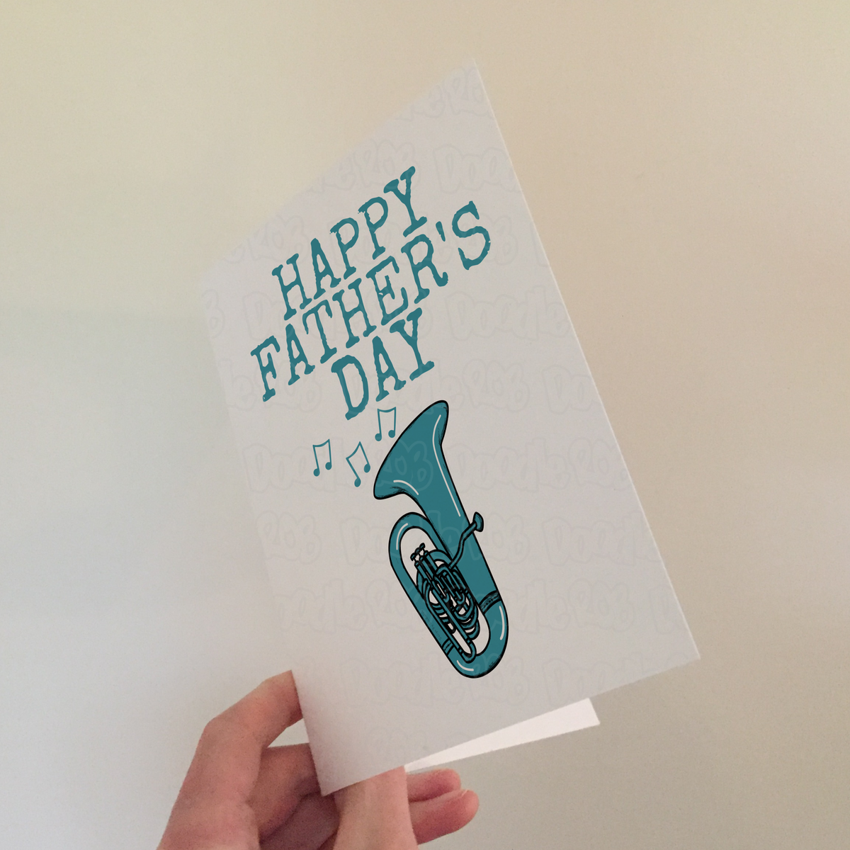 Tuba Father's Day Card - Dad Tubaist Brass Musician