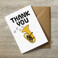 Tuba Thank You Card - Tubaist Brass Musician - Card For Music Teacher