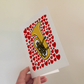 Tuba With Hearts Greeting Card - Tubaist Musician Valentines Anniversary Card