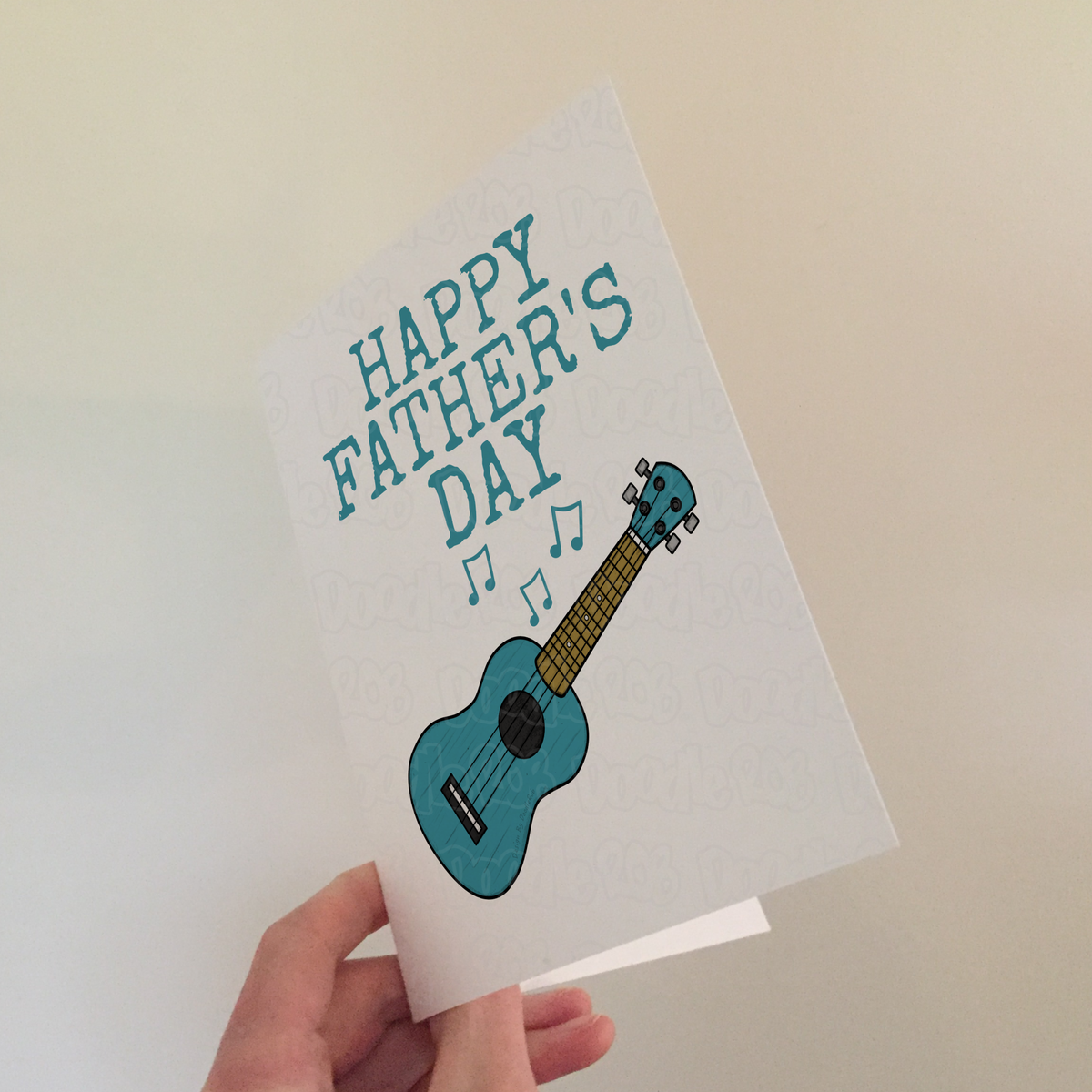 Ukulele Father's Day Card - Dad Uke Player Musician