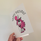 Unicorn Birthday Card - Girl's Birthday Card - Card For Daughter