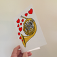 French Horn Anniversary Card - Horn Player Greeting Card - Brass Musician Card