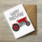 Vintage Tractor Birthday Card - Farmer Greeting Card - Tractor Enthusiast Birthday Card