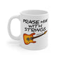 Church Guitarist Mug - Praise Him With Strings (Psalm 150) - Worship Guitar Mug