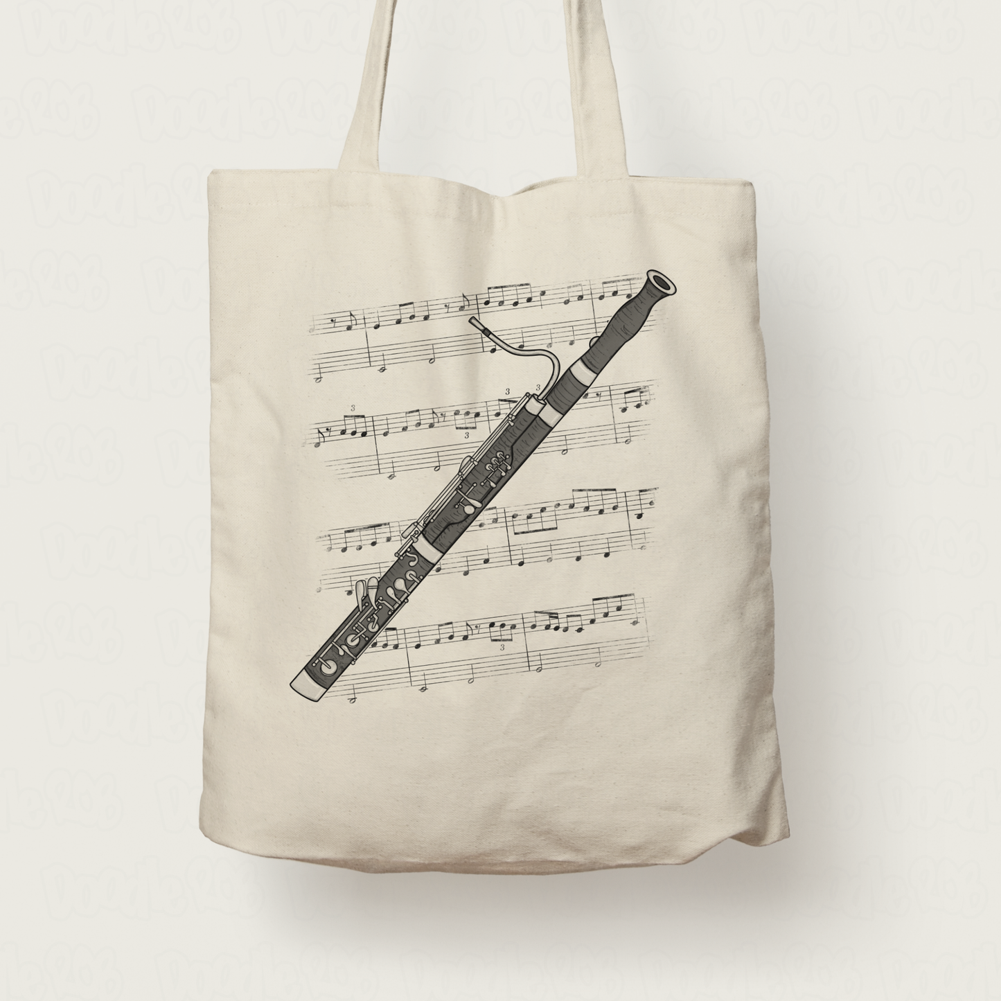 Bassoon Tote Bag - Gift For Bassoonist - Woodwind Musician Gift