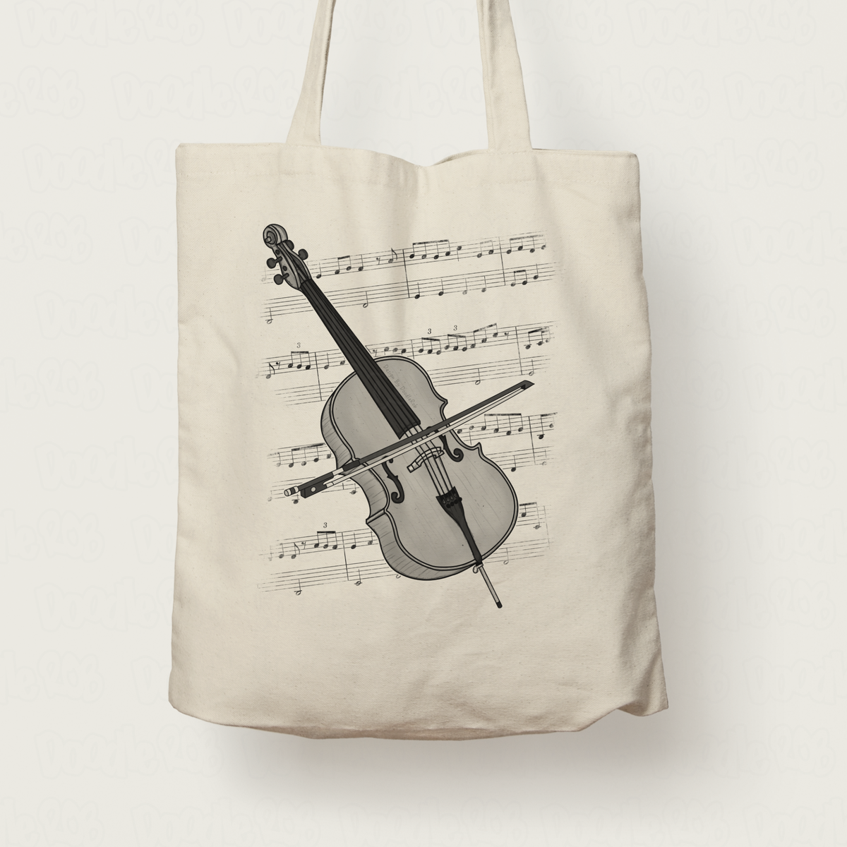Cello Tote Bag - Gift For Cellist - String Musician Gift