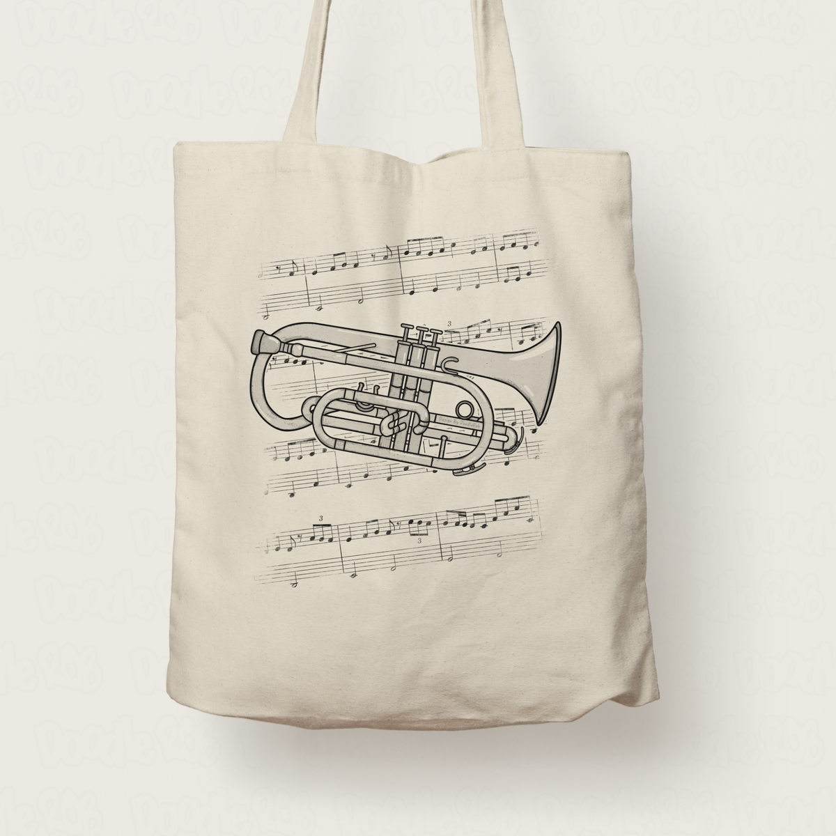 Cornet Tote Bag - Gift For Cornetist - Brass Musician Gift