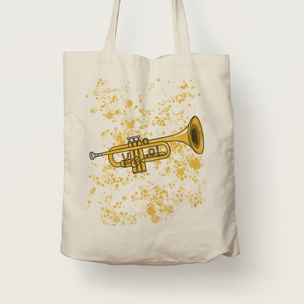 Trumpet Tote Bag - Trumpeter Tote Bag - Brass Player Gift