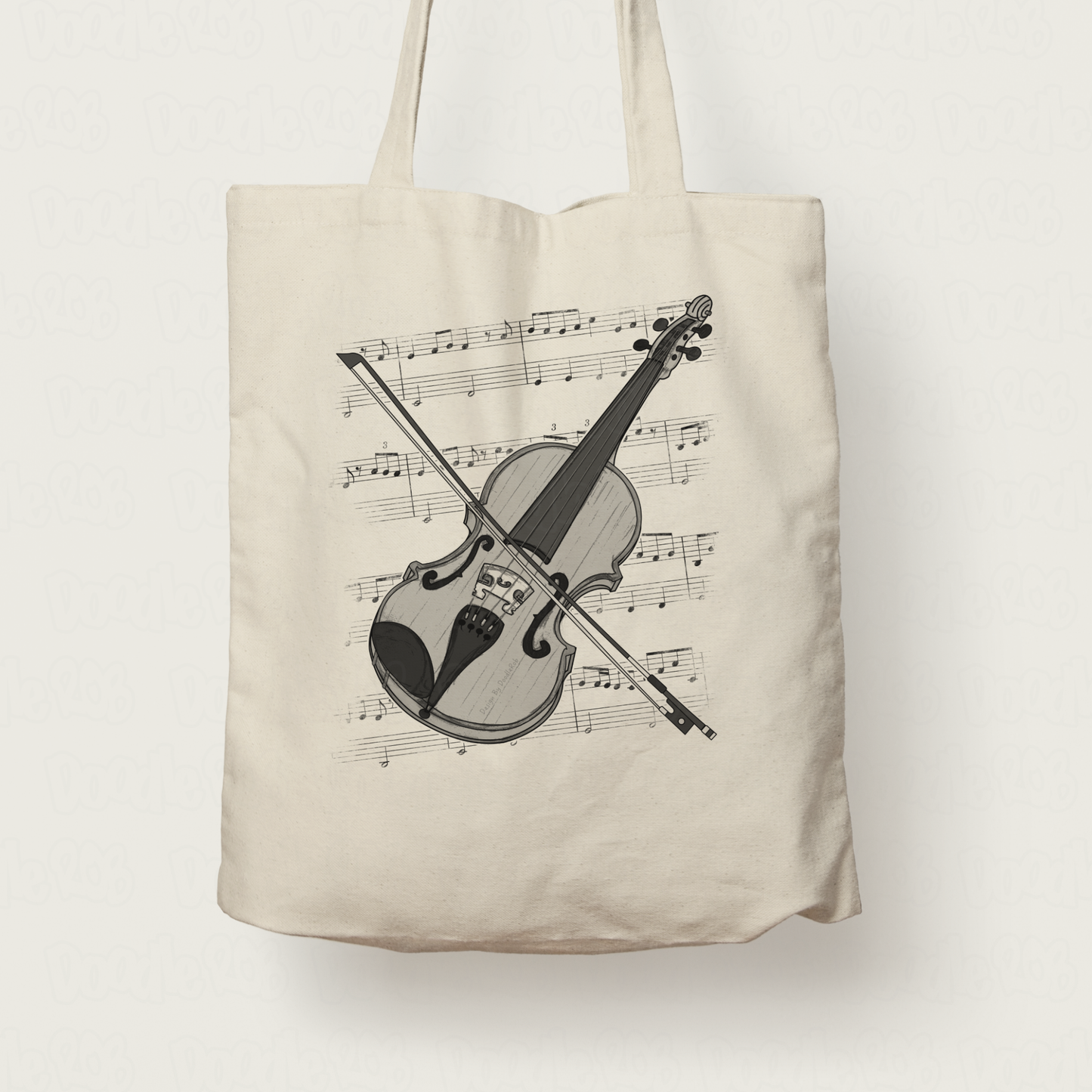 Violin Tote Bag - Gift For Violinist - String Musician Gift
