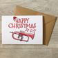 Flugelhorn Christmas Card - Horn Player Card - Brass Musician Xmas Card