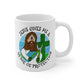 Christian Gardening Mug - Jesus Gives Me A Hedge Of Protection - Funny Church Mug