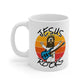 Church Bassist Mug - Jesus Rocks - Christian Bass Guitar Player Gift