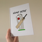 Cricket Personalised Journal - Custom Gift For Cricketer - Cricket Fan Gift