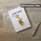 Tenor Horn Personalised Journal - Horn Player Notebook - Brass Musician Gift