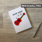 Ukulele Personalised Journal (Red) - Ukulelist Notebook - Custom Gift For Uke Player