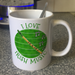 Irish Whistle Mug - I Love Irish Music - Irish Musician Mug - St Patrick's Day Gift