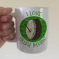 Irish Bodhrán Mug - I Love Irish Music - Drummer Mug - St Patrick's Day Gift