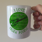 Irish Mandolin Mug - I Love Irish Music - Mandolinist Mug - St Patrick's Day Gift