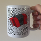 Accordion Musical Notes Mug - Accordionist Gift - Accordion Teacher Folk Musician Mug