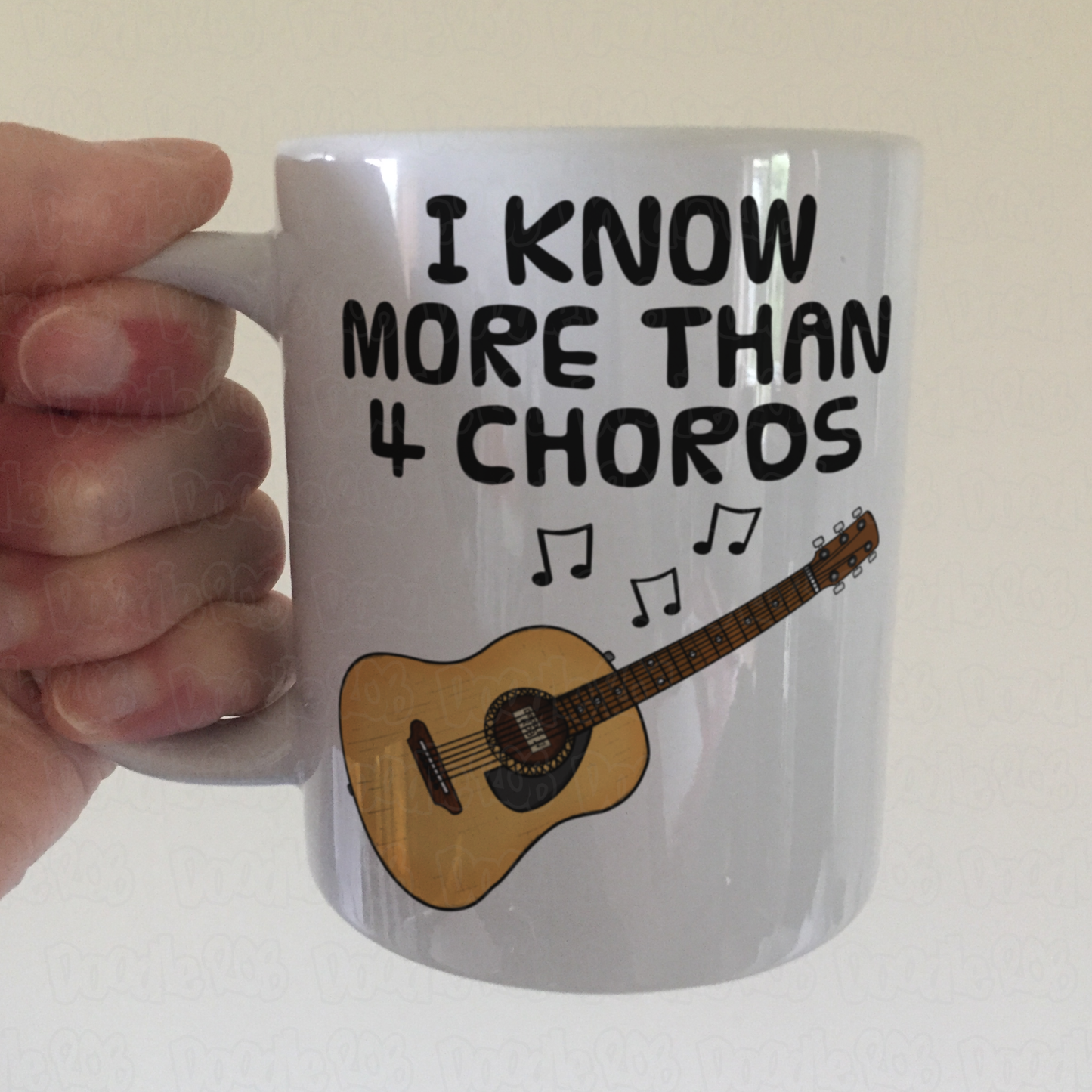 Funny Guitar Mug - Acoustic Guitarist Mug - Worship Leader Gift - Church Guitarist