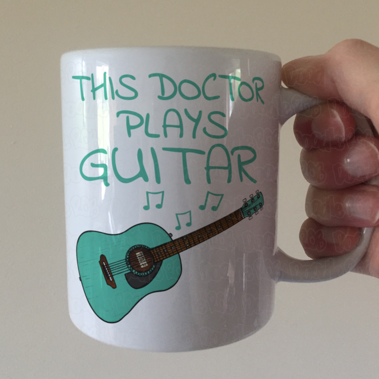 Doctor Acoustic Guitar Mug - This Doctor Plays Guitar - Guitarist Gift For Doctor