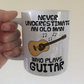 Funny Acoustic Guitar Mug - Never Underestimate An Old Man Who Plays Guitar - Guitarist Musician Gift For Him