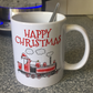 Steam Train Christmas Mug - American Steam Locomotive Gift - Xmas Gift For Boy