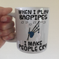 Funny Bagpipes Mug - When I Play Bagpipes, I Make People Cry - Piper Scottish Musician Gift