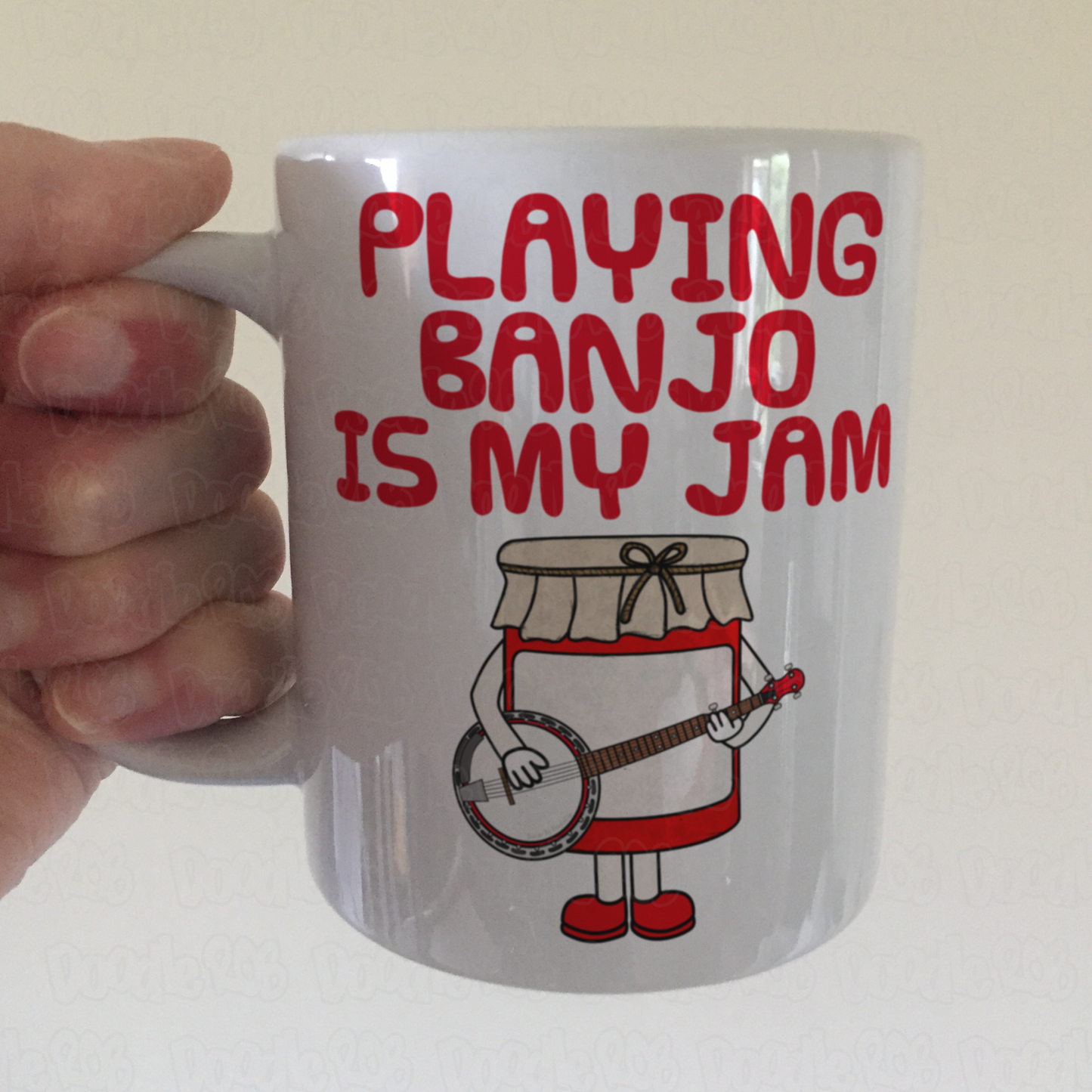 Funny Banjo Mug - Playing Banjo Is My Jam - Gift For Banjoist - Folk Musician Gift