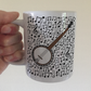 Banjo Musical Notes Mug - Banjoist Gift - Banjo Teacher Folk Musician Mug