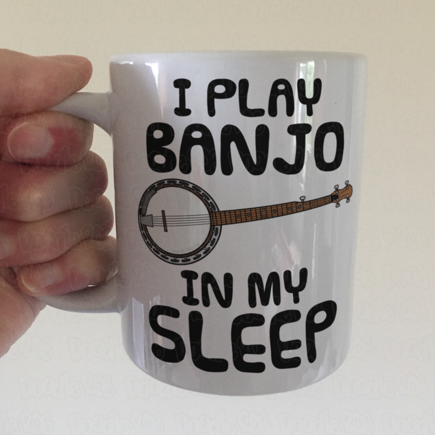 Funny Banjo Mug - I Play Banjo In My Sleep - Banjoist Folk Musician Gift